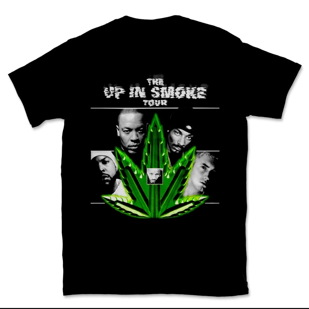 The Up And Smoke Tour Rap Concert Dr Dre Snoop Dogg Ice Cube Eminem T Shirt